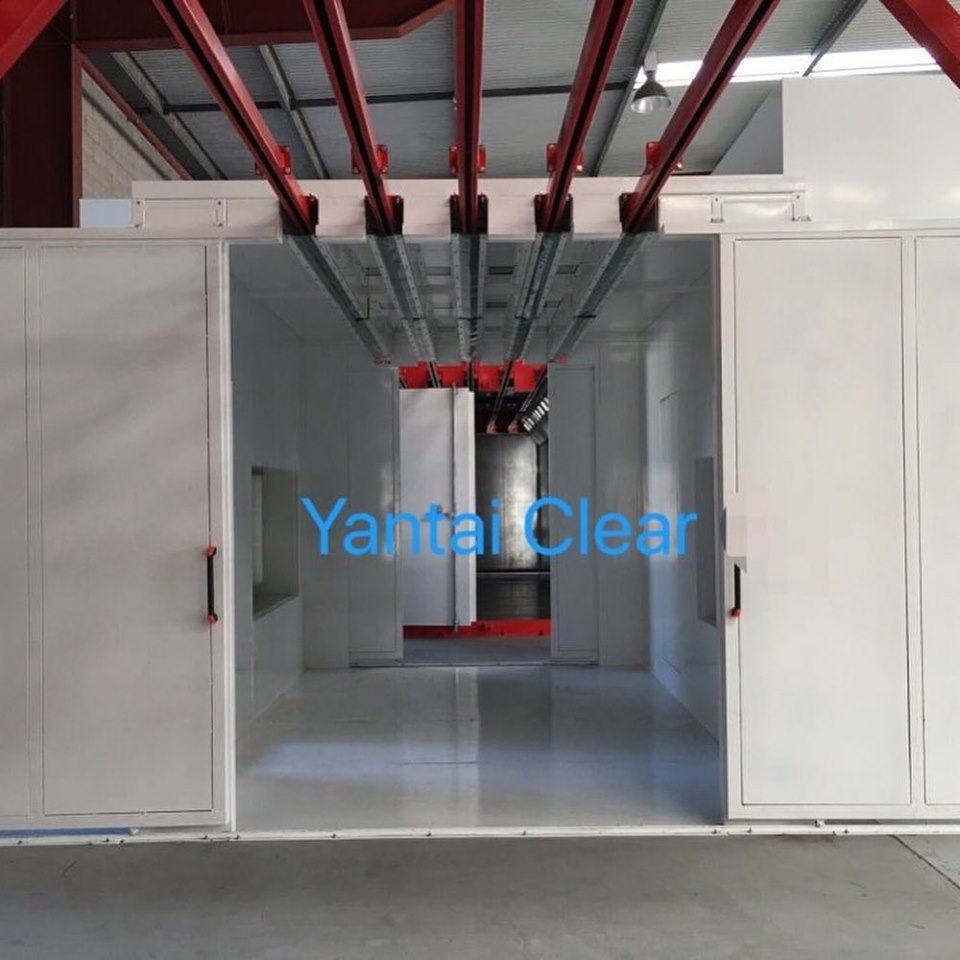 Top Rail Type Powder Coating Booth