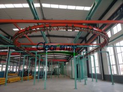Automatic Powder Coating Plant with Shot Blasting Online